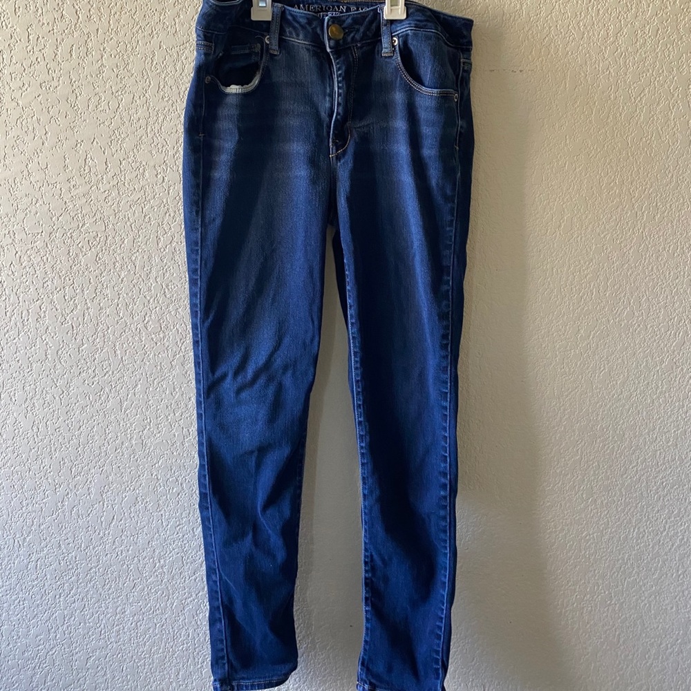American eagle hi rise skinny jeans 10